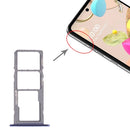 SIM Card Tray + SIM Card Tray + Micro SD Card Tray for LG K42 / K52 (Brazil) LMK420 LMK420H LMK420E LMK420Y(Blue)
