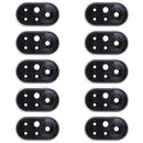 10 PCS Camera Lens Cover for Huawei Nova 8 5G (Black)