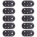10 PCS Camera Lens Cover for Huawei Nova 8 Pro 5G (Black)