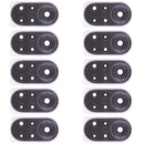 10 PCS Camera Lens Cover for Huawei Nova 8 Pro 5G (Purple)