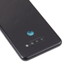 Back Battery Cover for LG K50s LMX540HM LM-X540 LM-X540BMW LMX540BMW(Black)
