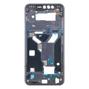 Front Housing LCD Frame Bezel Plate for LG G8s ThinQ LMG810 LM-G810 LMG810EAW (Black)