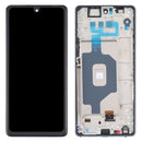 LCD Screen and Digitizer Full Assembly with Frame for LG Stylo 6 / K71 LMQ730TM LM-Q730TM LMQ730HA LM-Q730HA(Silver)