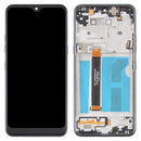 LCD Screen and Digitizer Full Assembly with Frame for LG Q51 LM-Q510N (Black)