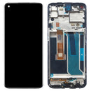 LCD Screen and Digitizer Full Assembly with Frame for OnePlus Nord N10 5G BE2029 (Black)