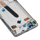 OLED Material LCD Screen and Digitizer Full Assembly With Frame for Xiaomi Redmi K40 / Redmi K40 Pro / Redmi K40 Pro+ / Mi 11i / Poco F3 / M2012K11AC M2012K11C M2012K11AG M2012K11G(Black)