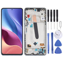 OLED Material LCD Screen and Digitizer Full Assembly With Frame for Xiaomi Redmi K40 / Redmi K40 Pro / Redmi K40 Pro+ / Mi 11i / Poco F3 / M2012K11AC M2012K11C M2012K11AG M2012K11G(Blue)