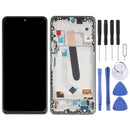 OLED Material LCD Screen and Digitizer Full Assembly With Frame for Xiaomi Redmi K40 / Redmi K40 Pro / Redmi K40 Pro+ / Mi 11i / Poco F3 / M2012K11AC M2012K11C M2012K11AG M2012K11G(Blue)