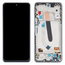 OLED Material LCD Screen and Digitizer Full Assembly With Frame for Xiaomi Redmi K40 / Redmi K40 Pro / Redmi K40 Pro+ / Mi 11i / Poco F3 / M2012K11AC M2012K11C M2012K11AG M2012K11G(Blue)