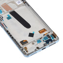 OLED Material LCD Screen and Digitizer Full Assembly With Frame for Xiaomi Redmi K40 / Redmi K40 Pro / Redmi K40 Pro+ / Mi 11i / Poco F3 / M2012K11AC M2012K11C M2012K11AG M2012K11G(Blue)
