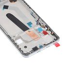 OLED Material LCD Screen and Digitizer Full Assembly With Frame for Xiaomi Redmi K40 / Redmi K40 Pro / Redmi K40 Pro+ / Mi 11i / Poco F3 / M2012K11AC M2012K11C M2012K11AG M2012K11G(Silver)