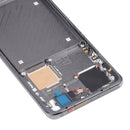 Original AMOLED Material LCD Screen and Digitizer Full Assembly With Frame for Xiaomi Mi 11 Ultra / Mi 11 Pro M2102K1G M2102K1C M2102K1AC(Black)