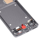 Original AMOLED Material LCD Screen and Digitizer Full Assembly With Frame for Xiaomi Mi 11 Ultra / Mi 11 Pro M2102K1G M2102K1C M2102K1AC(Black)