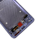 Original AMOLED Material LCD Screen and Digitizer Full Assembly With Frame for Xiaomi Mi 11 Ultra / Mi 11 Pro M2102K1G M2102K1C M2102K1AC (Purple)