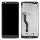 LCD Screen and Digitizer Full Assembly With Frame for Motorola Moto E6 / Moto E XT2005-3 XT2005-1 XT2005DL(Black)