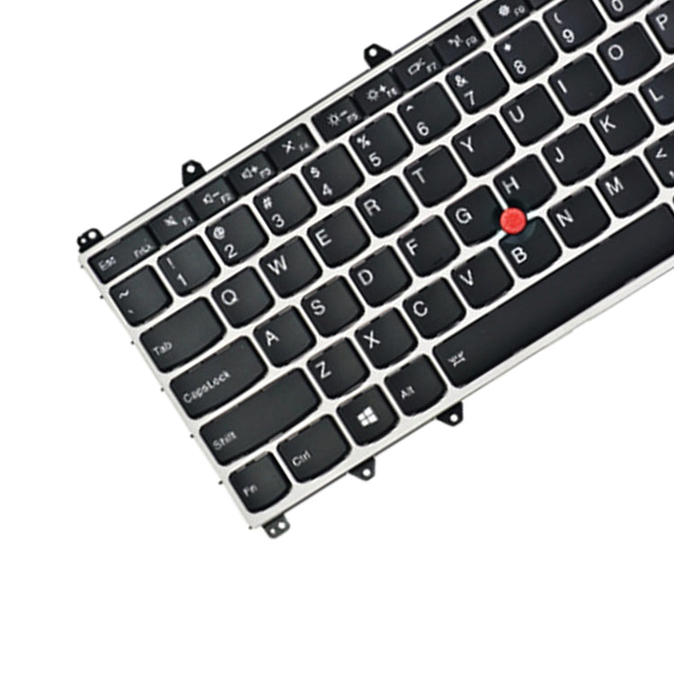 US Version Keyboard With Back Light for Lenovo Thinkpad Yoga 260 / Yoga 370 / X380(Silver)