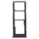 SIM Card Tray + SIM Card Tray + Micro SD Card Tray for infinix Hot 9 Play X680 C680B X680C(Purple)