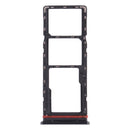 SIM Card Tray + SIM Card Tray + Micro SD Card Tray for infinix Hot 10 Play / Smart 5(India) X688C X688B(Black)