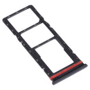 SIM Card Tray + SIM Card Tray + Micro SD Card Tray for infinix Hot 10 Play / Smart 5(India) X688C X688B(Black)
