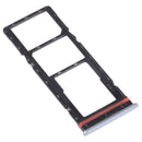 SIM Card Tray + SIM Card Tray + Micro SD Card Tray for infinix Hot 8 Lite X650(Grey)