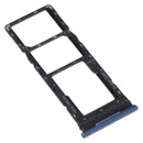 SIM Card Tray + SIM Card Tray + Micro SD Card Tray for infinix Smart 5 X657 X657C(Blue)