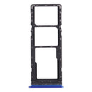 SIM Card Tray + SIM Card Tray + Micro SD Card Tray for Tecno Spark 4 / Camon 12 KC2 KC8 CC7(Blue)