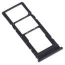 SIM Card Tray + SIM Card Tray + Micro SD Card Tray for Tecno Spark 5 Air KD6a(Black)
