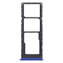 SIM Card Tray + SIM Card Tray + Micro SD Card Tray for Tecno Spark 5 Air KD6a(Blue)