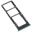 SIM Card Tray + SIM Card Tray + Micro SD Card Tray for Infinix S5 Pro X660 X660C X660B(Green)