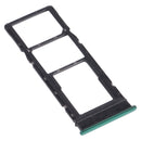 SIM Card Tray + SIM Card Tray + Micro SD Card Tray for Infinix S5 Pro X660 X660C X660B(Green)