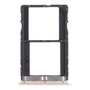 SIM Card Tray + SIM Card Tray + Micro SD Card Tray for Infinix Note 5 Stylus X605(Gold)