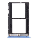 SIM Card Tray + SIM Card Tray + Micro SD Card Tray for Infinix Note 5 Stylus X605(Blue)