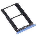 SIM Card Tray + SIM Card Tray + Micro SD Card Tray for Infinix Note 5 Stylus X605(Blue)