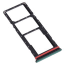 SIM Card Tray + SIM Card Tray + Micro SD Card Tray for Infinix Hot 9 X655C X655 X655D(Green)