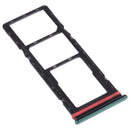 SIM Card Tray + SIM Card Tray + Micro SD Card Tray for Infinix Hot 9 X655C X655 X655D(Green)