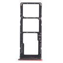 SIM Card Tray + SIM Card Tray + Micro SD Card Tray for Tecno Spark 5 Pro KD7(Orange)