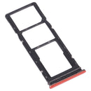 SIM Card Tray + SIM Card Tray + Micro SD Card Tray for Tecno Spark 5 Pro KD7(Orange)