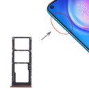 SIM Card Tray + SIM Card Tray + Micro SD Card Tray for Tecno Spark 5 Pro KD7(Orange)
