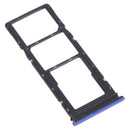 SIM Card Tray + SIM Card Tray + Micro SD Card Tray for Tecno Spark 5 Pro KD7(Blue)