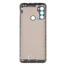 Battery Back Cover for Motorola Moto G60 / Moto G40 Fusion PANB0001IN PANB0013IN PANB0015IN PANV0001IN PANV0005IN PANV0009IN(Silver)