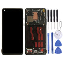 AMOLED Material LCD Screen and Digitizer Full Assembly With Frame for OnePlus 8 IN2013 2017 2010(Black)