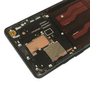 AMOLED Material LCD Screen and Digitizer Full Assembly With Frame for OnePlus 8 IN2013 2017 2010(Black)