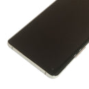 AMOLED Material LCD Screen and Digitizer Full Assembly With Frame for OnePlus 8 IN2013 2017 2010(Silver)