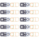 10 PCS Back Camera Lens for Xiaomi Redmi Note 10 Pro (India) / Redmi Note 10 Pro Max / Redmi Note 10 Pro M2101K6G M2101K6R M2101K6P M2101K6I