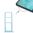 SIM Card Tray + Micro SD Card Tray for Nokia 3.4 TA-1288 TA-1285 TA-1283(Blue)