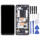 OLED Material LCD Screen and Digitizer Full Assembly With Frame for Asus ROG Phone 5 ZS673KS (Black)