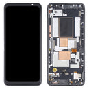 OLED Material LCD Screen and Digitizer Full Assembly With Frame for Asus ROG Phone 5 ZS673KS (Black)