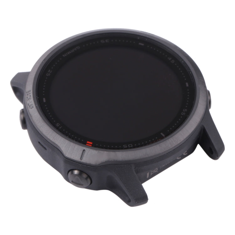LCD Screen and Digitizer Full Assembly With Frame for Garmin Fenix 6S(Black)