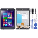 LCD Screen and Digitizer Full Assembly with Frame for Lenovo Miix 3-830 7.9 inch(Black)