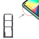 SIM Card Tray + SIM Card Tray + Micro SD Card Tray for OPPO Realme 7i RMX2103 (Green)